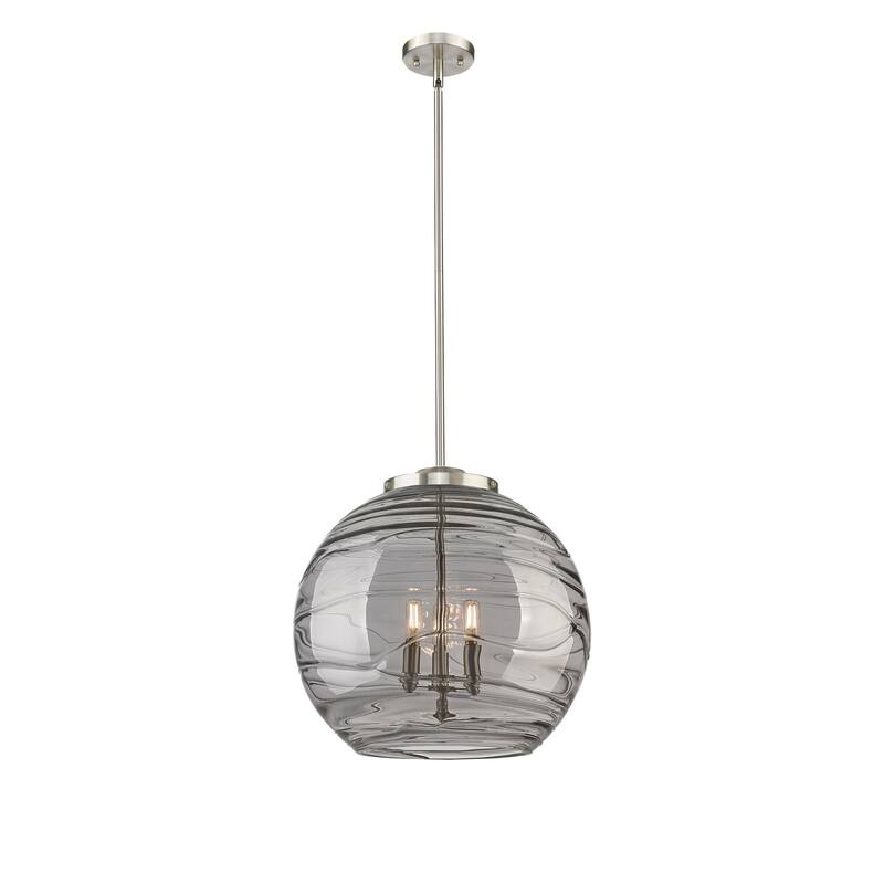 Innovations Lighting 221-3S-20-18 Athens Pendant Athens Deco Swirl 3