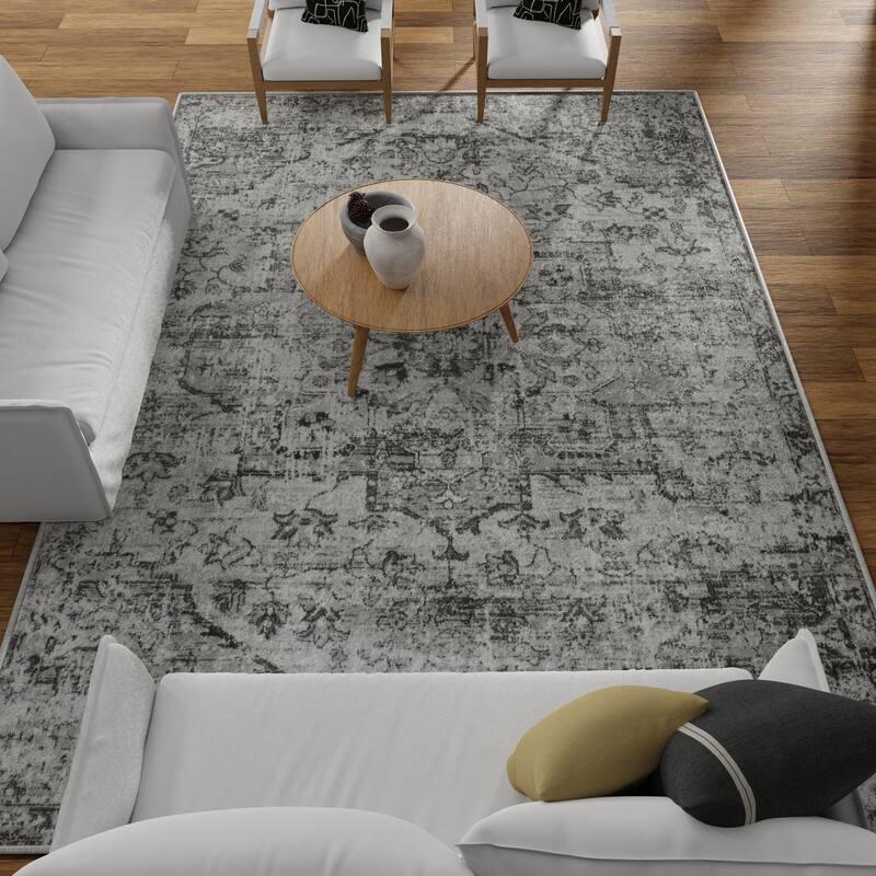 Loomaknoti Rhane Alemern Gray Area Rug