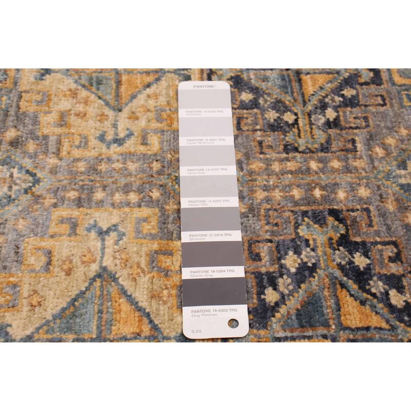 ECARPETGALLERY Hand-knotted 18 Of 20 Pak Finest Transitional Grey Wool Rug - 2'8 x 6'5
