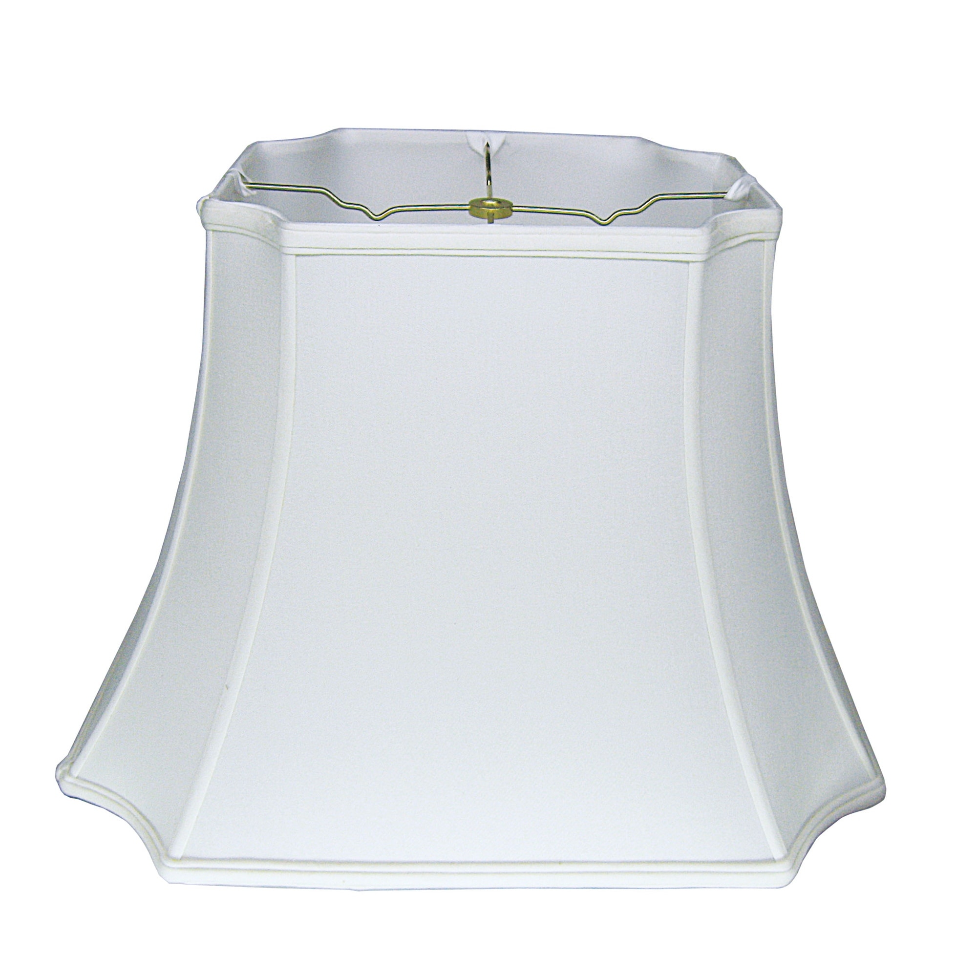 white cut out lampshade