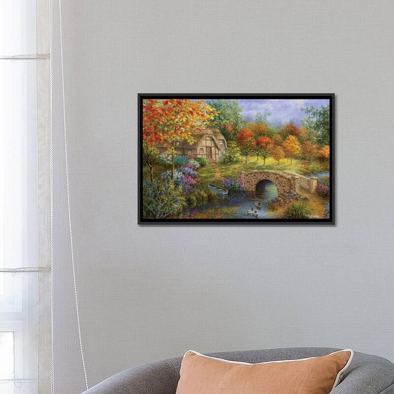 iCanvas "Autumn Beauty" by Nicky Boehme Framed Canvas Print