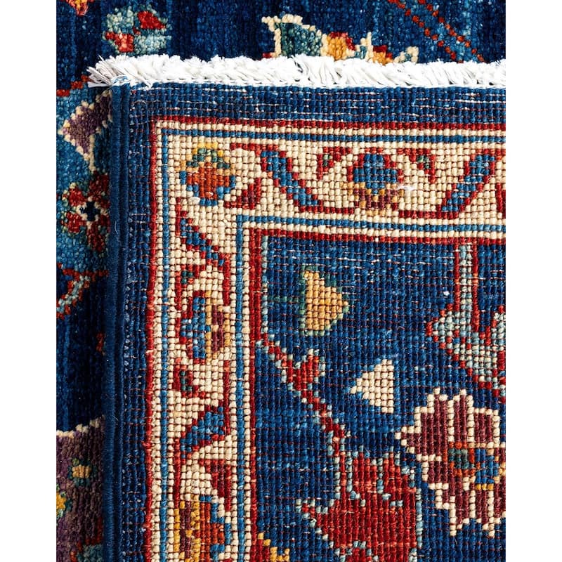 Serapi One-of-a-Kind Hand-Knotted Runner Rug - Navy, 2' 8" x 9' 9" - 2' 8" x 9' 9"