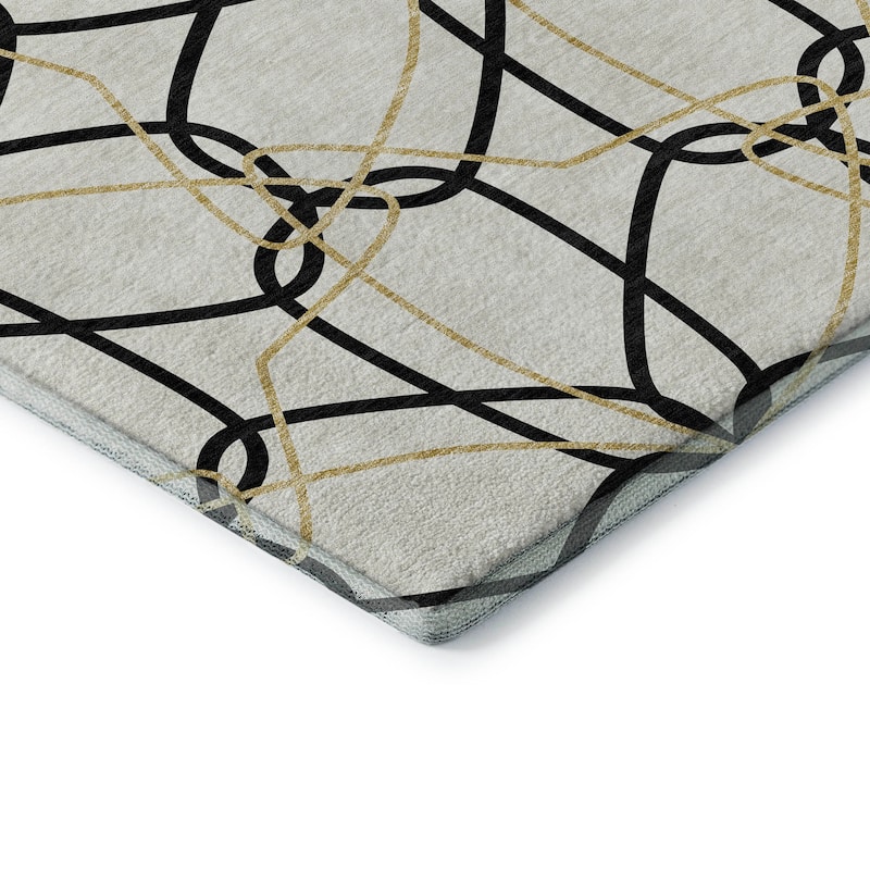 Premium Washable Super Soft Modern Floral Mayfield Rug