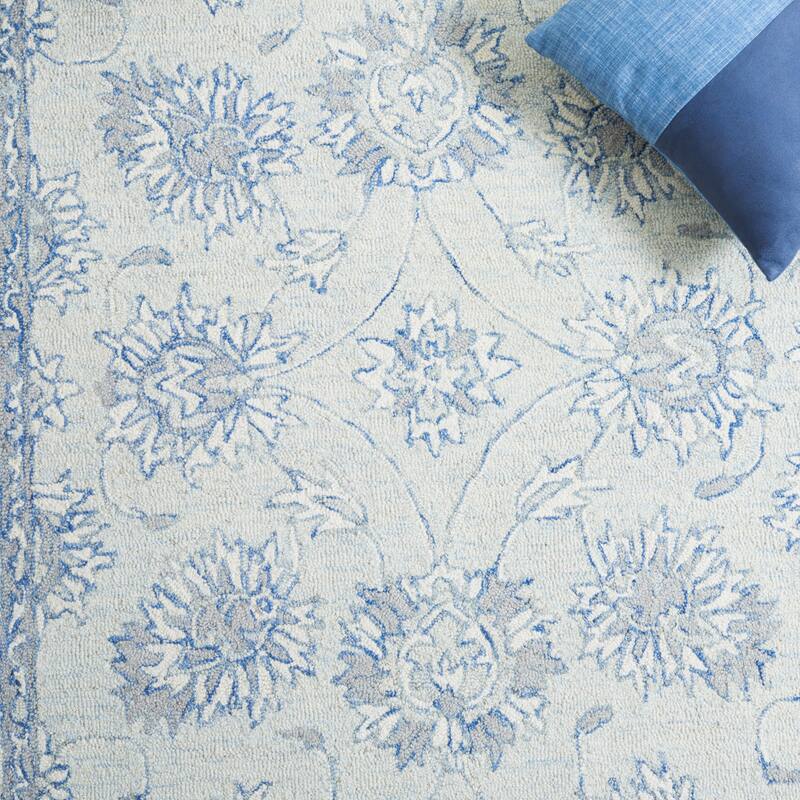 SAFAVIEH, Handmade Micro-Loop Reka Modern Wool Rug