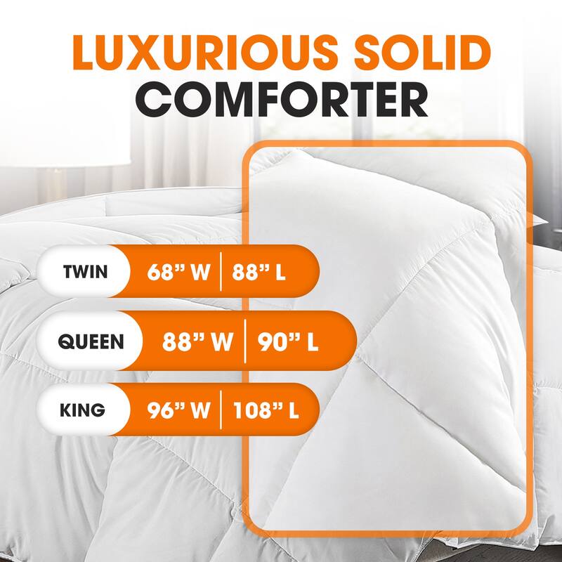 Cheer Collection All Season Down Alternative Hypoallergenic Comforter