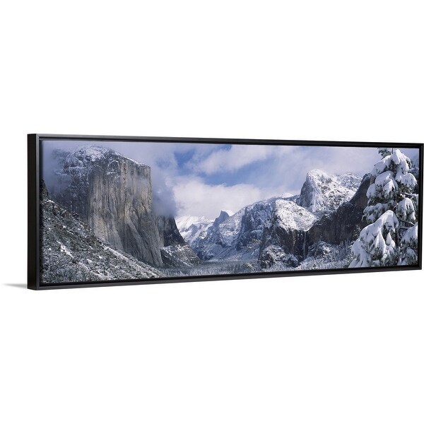 Shop Mountains And Waterfall In Snow Tunnel View El