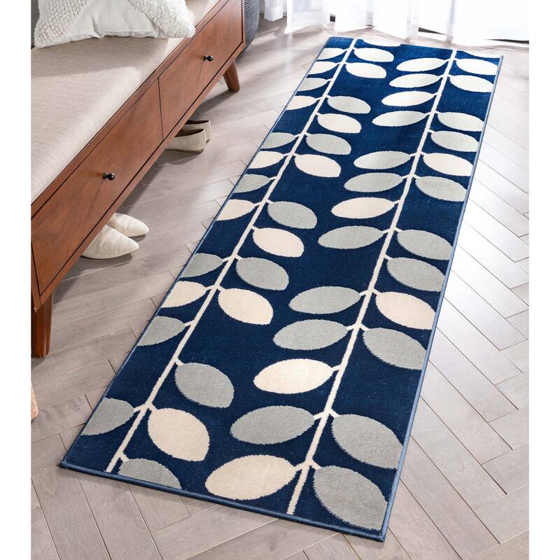 Well Woven Barclay Belinay Botanical Abstract Pattern Floral Area Rug