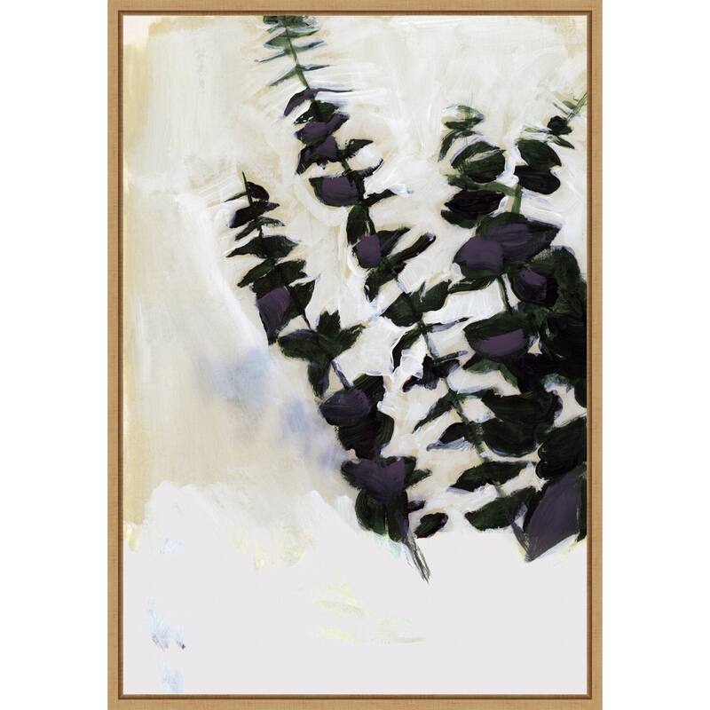 Eucalyptus Painting No. 1 by Cartissi (23 x 33 in.), Framed Canvas Wall Art Print