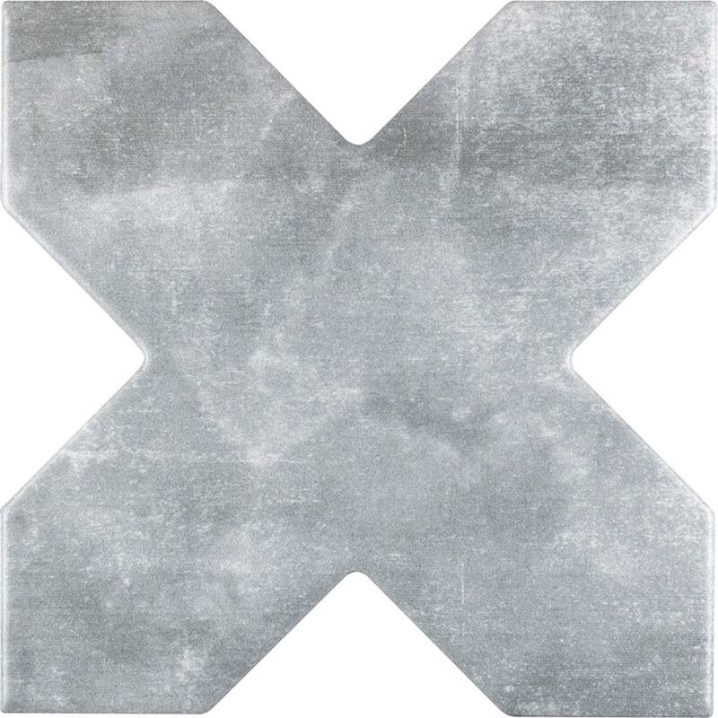 Siena 5" Star with Cross Matte Ceramic Wall and Floor Tile (10.76 sq ft/case) - 54 Pack