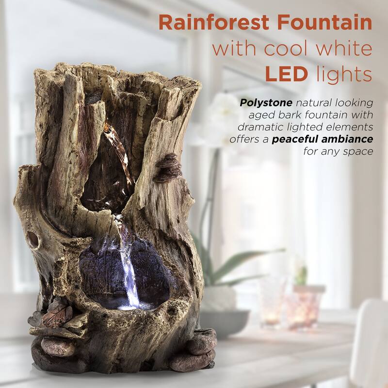 Tabletop Fountain with LED Light