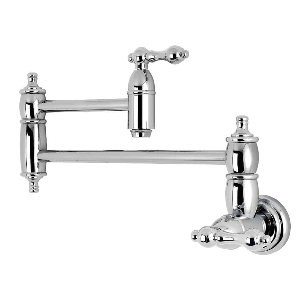 Restoration Wall Mount Pot Filler Kitchen Faucet