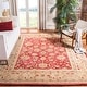 preview thumbnail 2 of 170, SAFAVIEH Anatolia Angeline Traditional Oriental Hand-spun Wool Rug 8' x 10' - Red/Ivory - Rectangle