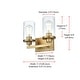 preview thumbnail 8 of 11, Elegant Lighting LD7316W12 Thane 2 Light 12" Wide Vanity Light