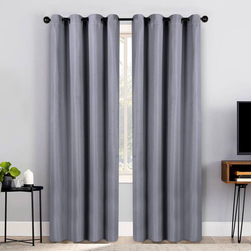 Superior Jaxon Washable Room Darkening Curtains, Set of 2 Panels