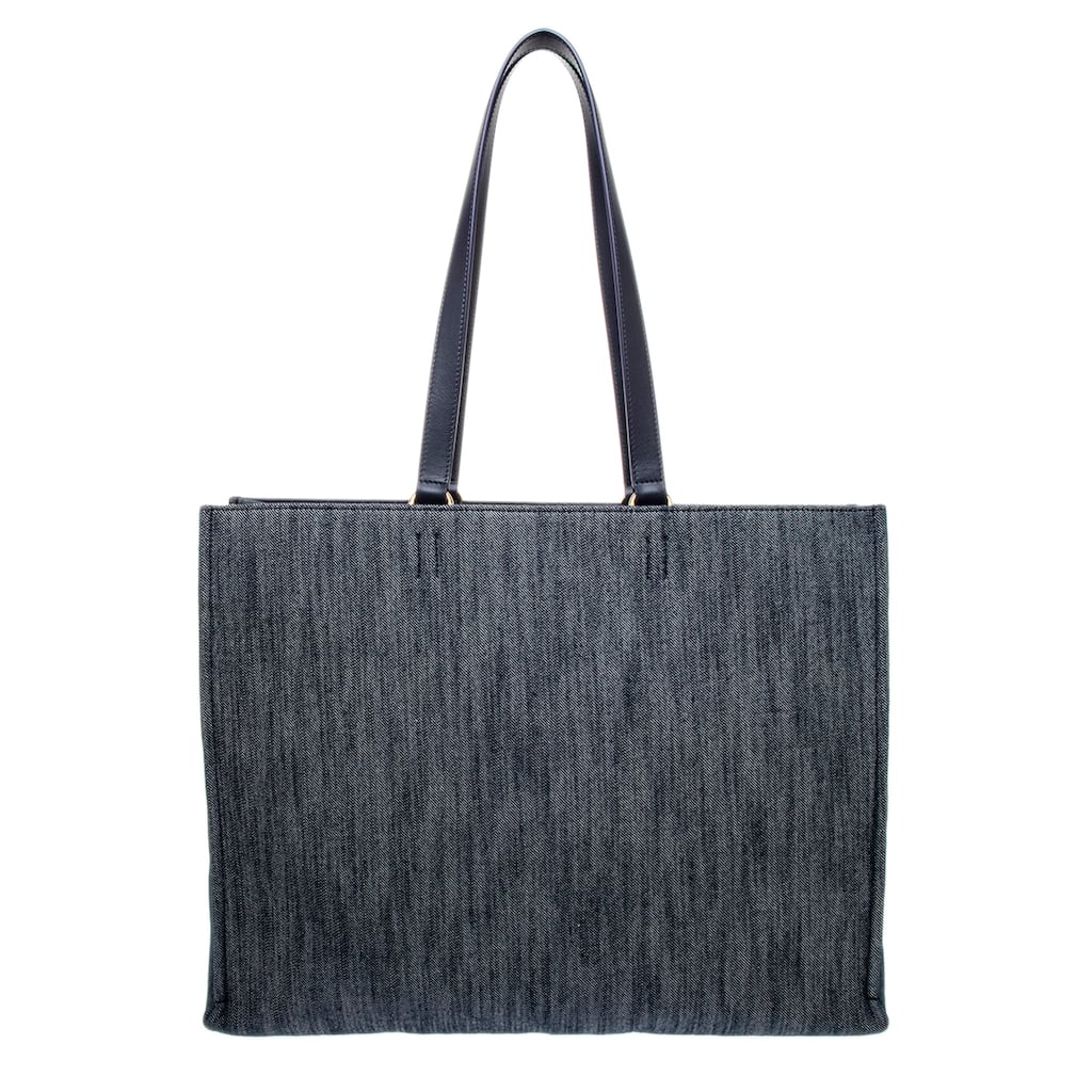 Salvatore Ferragamo Large Venna-Logo Embroidered Tote