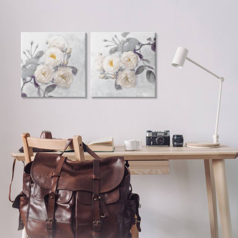 Stupell Country Blossoms Bundle Canvas Wall Art Design By Emily Ford (Set of 2)
