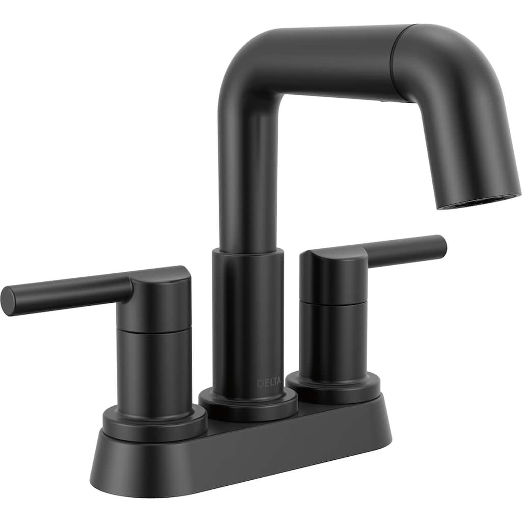 Delta 25849LF-PD Nicoli 1.2 GPM Centerset Bathroom Faucet with Pull