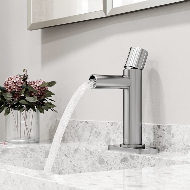 VIGO Ashford 8" H Single Handle Single Hole Bathroom Faucet