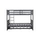 preview thumbnail 32 of 31, Full Over Full Rubber Wood Bunk Bed with Trundle