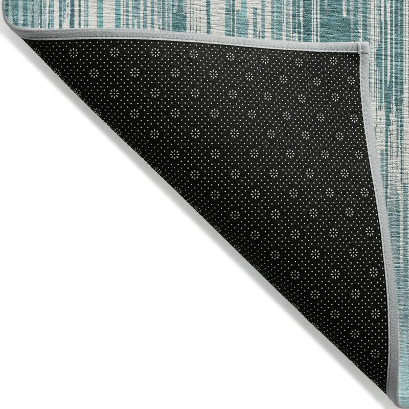 HomeRoots Striped Transitional Rectangle Outdoor Rug
