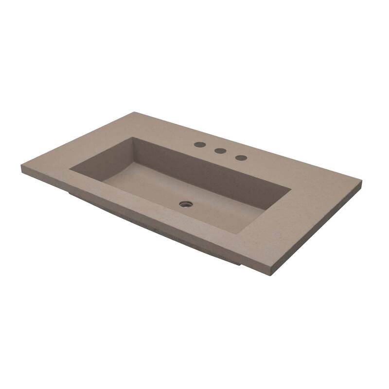 Native Trails NSVT36 Capistrano 37" NativeStone Vanity Top - Earth - Natural Finish