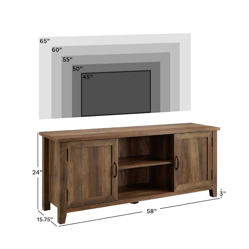 Middlebrook Wind Gap 58-inch Groove Door TV Stand