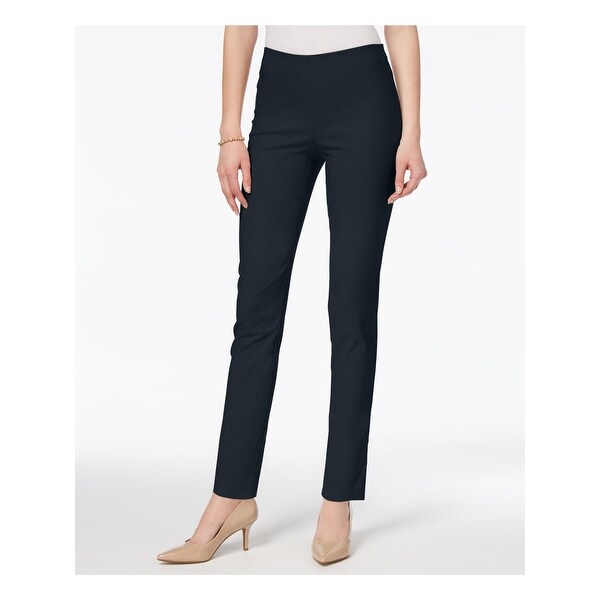 ladies navy skinny trousers