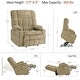preview thumbnail 6 of 45, MCombo Dual Motor Power Lift Recliner Chair with Massage and Heat for Big People, Fabric R7891 (Large-Wide)