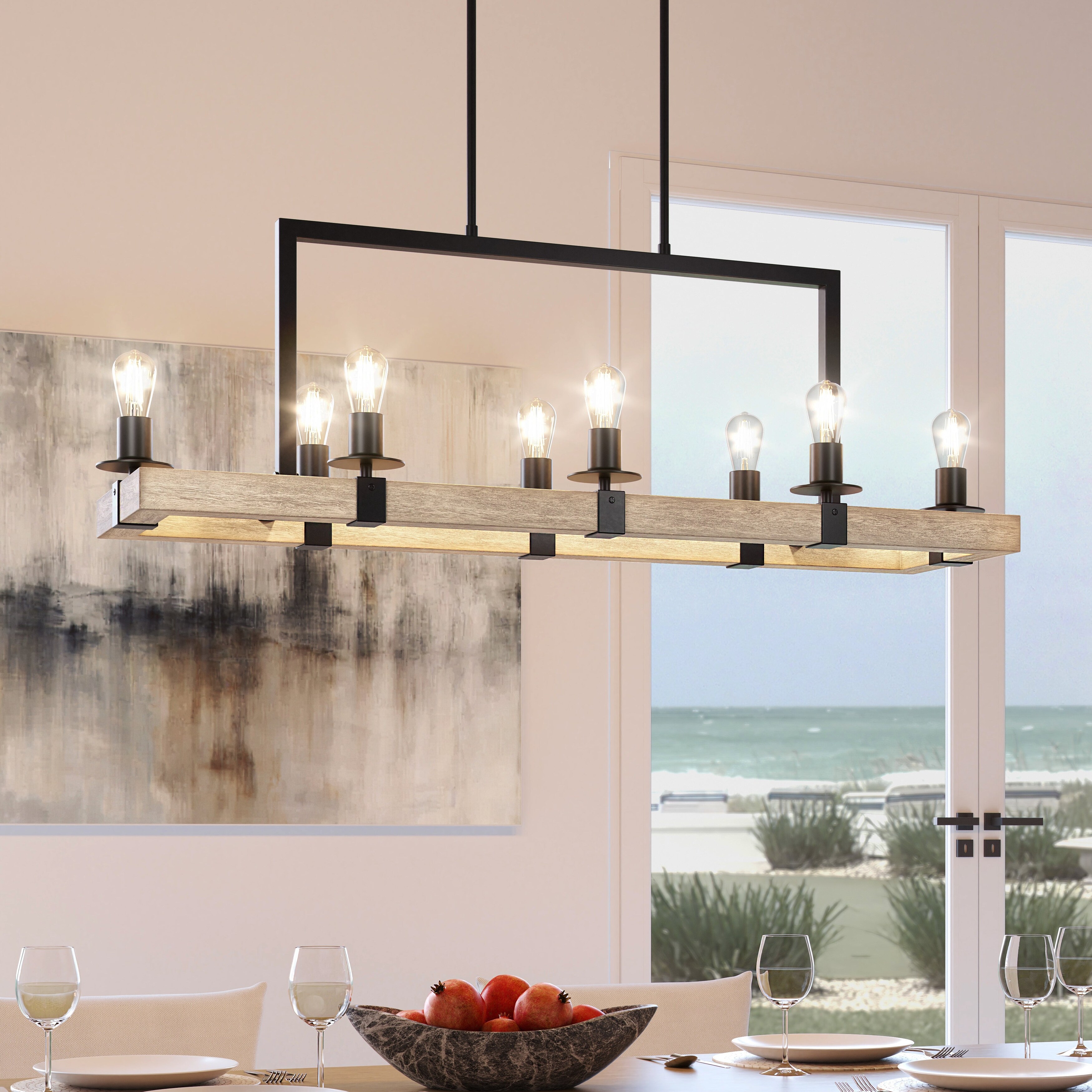 Luxury modern discount farmhouse chandelier