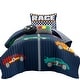 preview thumbnail 33 of 34, Lush Decor Racing Cars Reversible Oversized Quilt Set