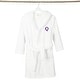 preview thumbnail 20 of 78, Sweet Kids 100% Polyester SUPER PLUSH Double Brushed Hooded Bathrobe with Purple Bookman Monogram