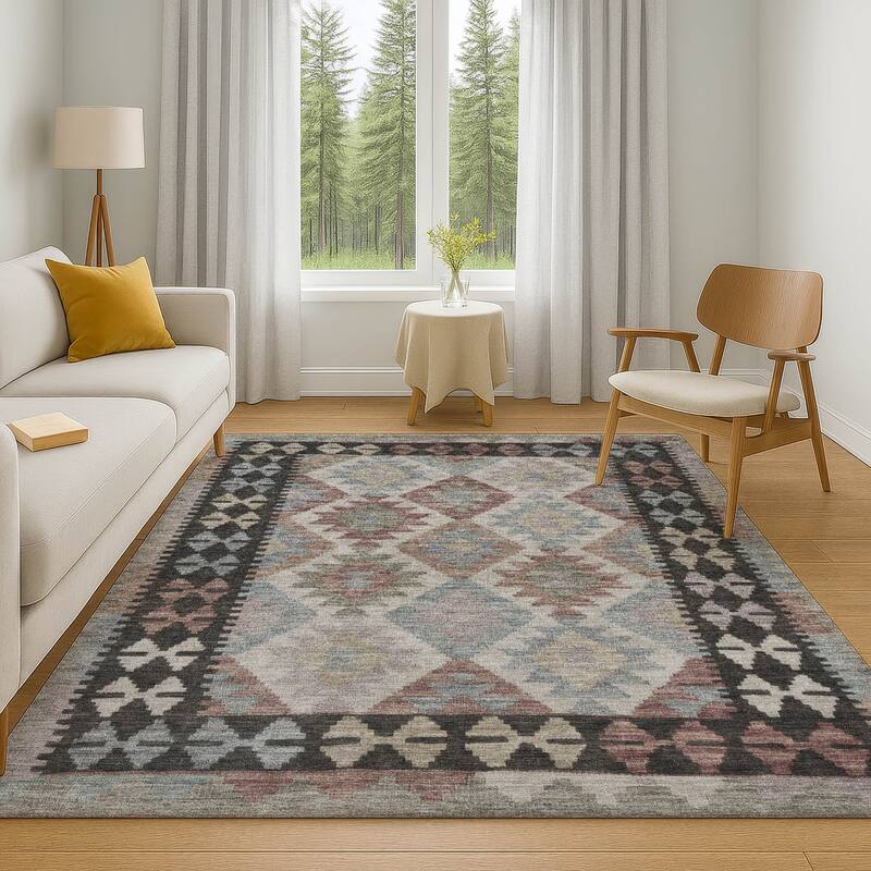Premium Washable Super Soft Traditional Global Mayfield Rug