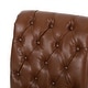 preview thumbnail 8 of 18, Elwood Tufted Rolltop Dining Chairs (Set of 6) by Christopher Knight Home