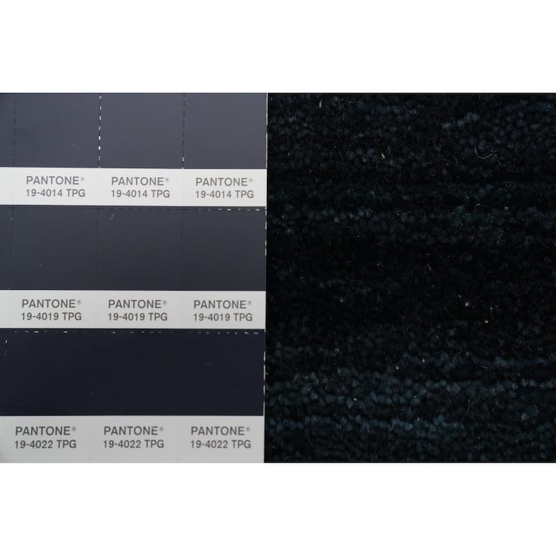 Hand Knotted Oriental 100% Wool Carpet Tribal Animal Pictorial Navy Blue & Blues Gabbeh Area Rug - 8' 0'' X 6' 0''