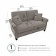 preview thumbnail 8 of 37, Coventry 61W Loveseat by Bush Furniture
