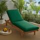 Sunbrella Indoor/Outdoor Chaise Lounge Cushion - Teal