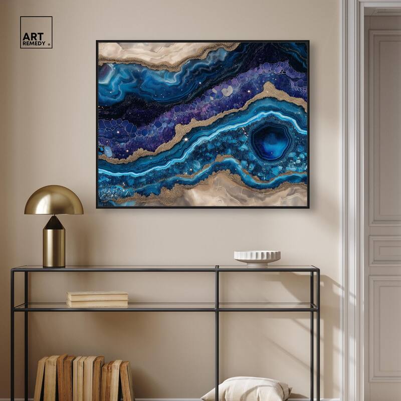 Galactic Geode I Canvas by Art Remedy