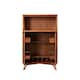 Alpine Furniture Flynn Large Wood Bar Cabinet in Acorn Brown