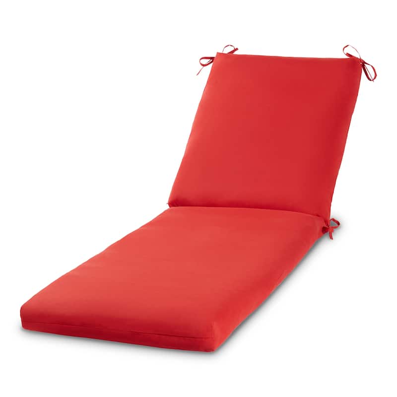 Greendale Home Fashions Outdoor Chaise Cushion (Cushion Only) - Salsa