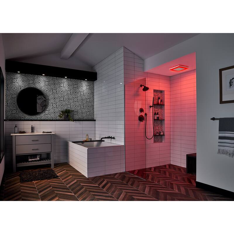 Broan SPK110RGBL ChromaComfort Sensonic 110 CFM 1.5 Sone Ceiling