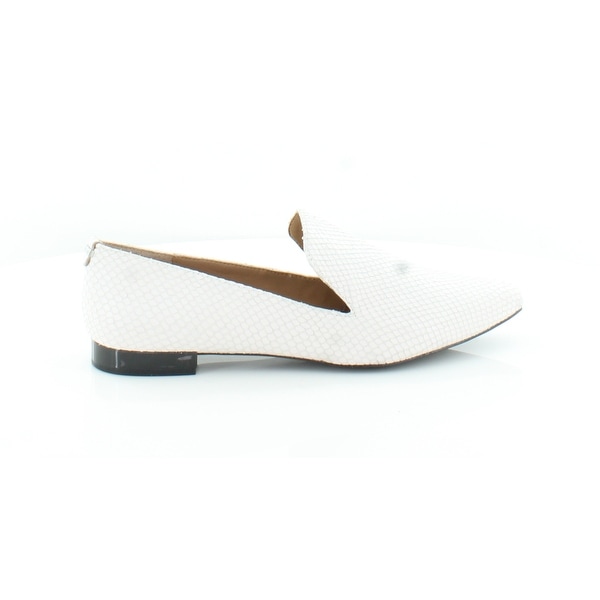 Calvin klein white flats clearance
