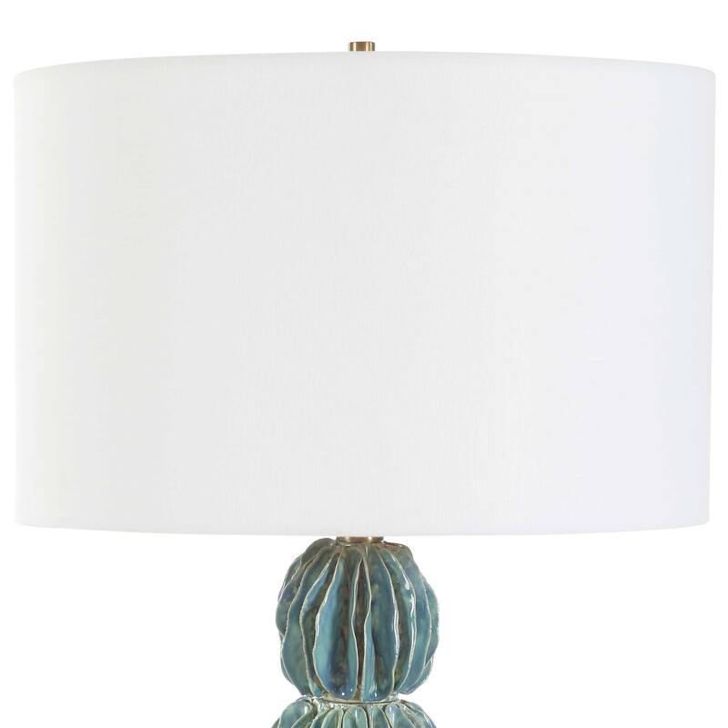 Uttermost Bonaire Teal Blue Table Lamp - N/A