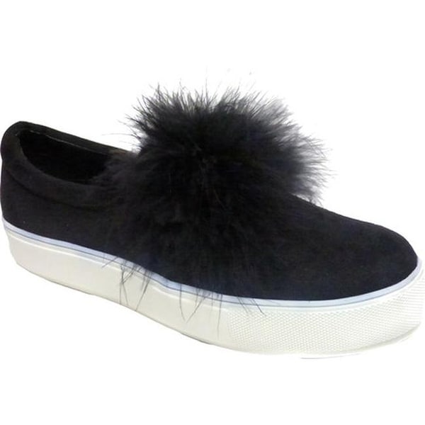 pom pom slip on sneakers
