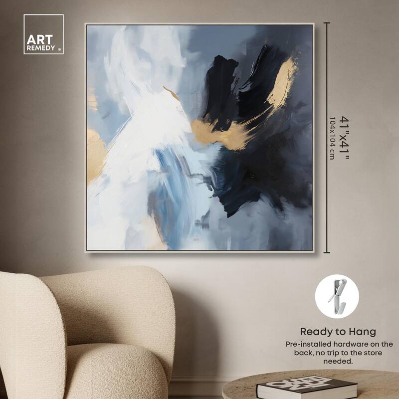 Turbulence I Canvas by Art Remedy
