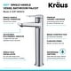 preview thumbnail 46 of 63, KRAUS Indy Single Handle 1-Hole Vessel Bathroom Faucet