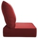 preview thumbnail 15 of 121, Gymojoy 24"x22"x6" Patio Thick Cushions & Pillows Set - Deep Seat Indoor/Outdoor Water & Fade Resistant