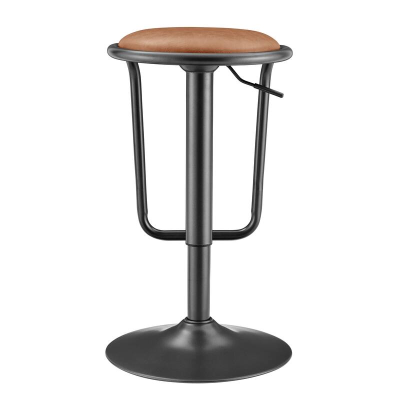 NPD Furniture Elijah PU Gaslift Bar Stool (Set of 2)