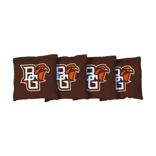 slide 2 of 3, Bowling Green State University Falcons Brown Cornhole Bags All-Weather Resin Filled