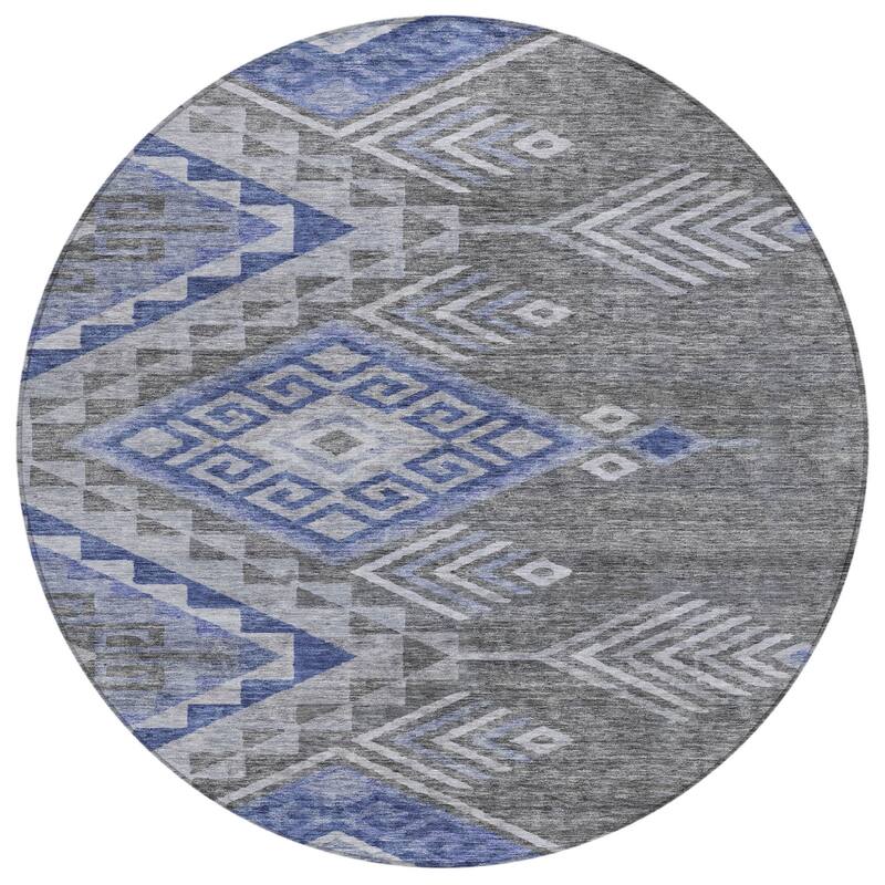 HomeRoots Southwestern Transitional Rectangle Outdoor Rug