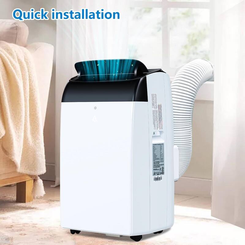 12,000 BTU Portable Air Conditioners, Portable AC for Room up to 550 Sq. Ft., 3-in-1 AC Unit